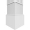 Ekena Millwork Craftsman Classic Square Non-Tapered Cedar Park Fretwork Column w/ Mission Capital & Mission Base CC1008ENCRPMIMI - alternate 5